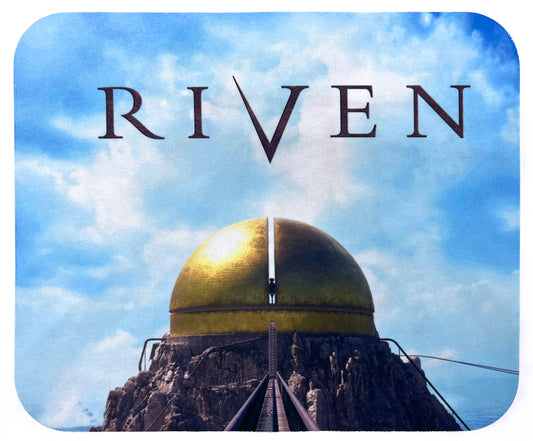 Riven Gold Dome Mousepad