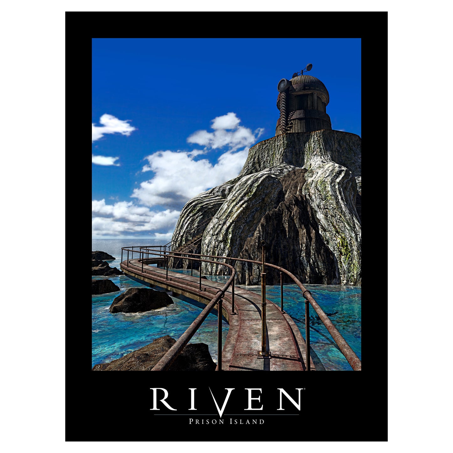 Classic Prison Island Poster