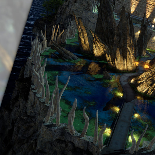 Riven Nights: Survey Island Poster