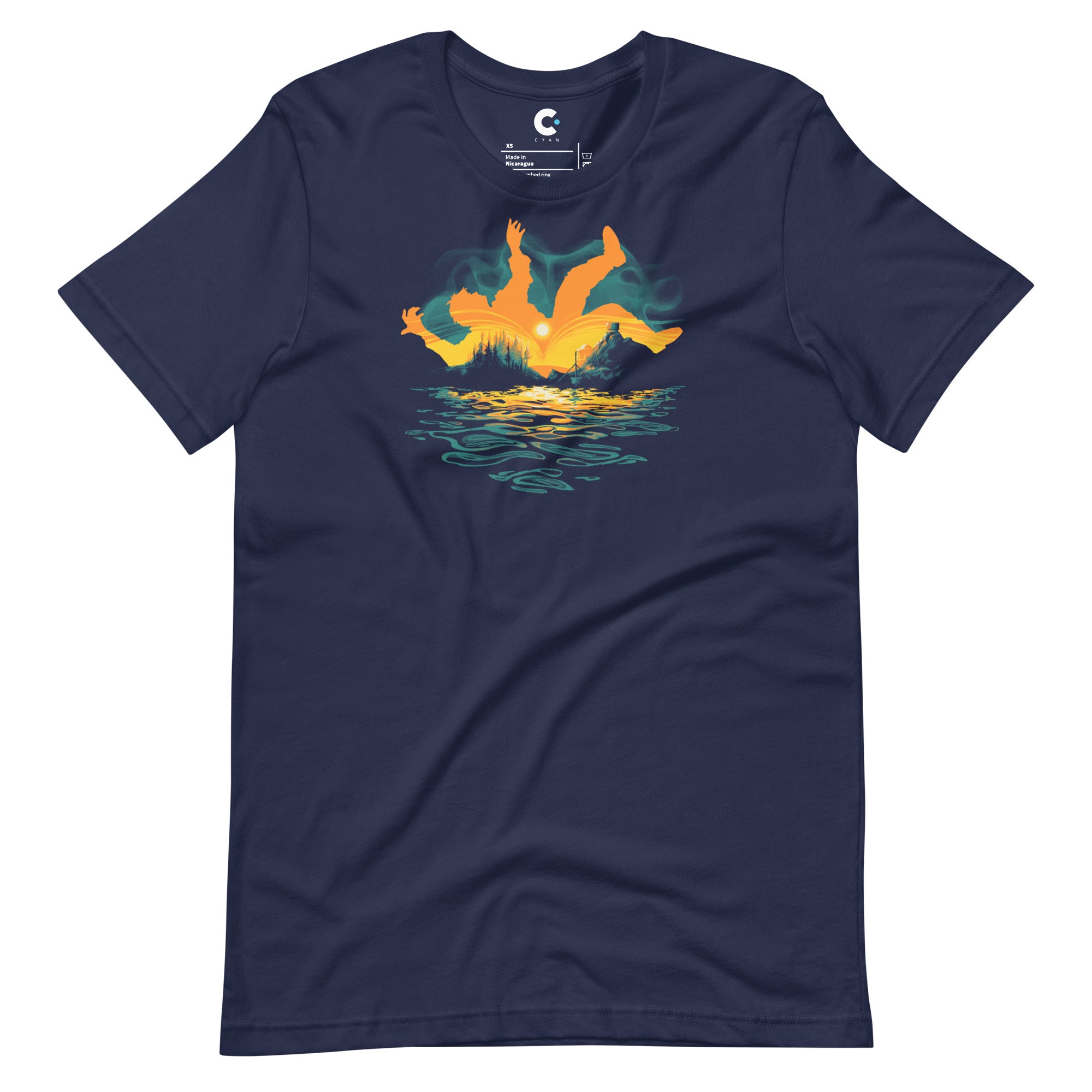 Falling Man Design Falling Man Shirt – Cyan Worlds