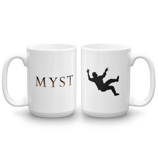 Myst - Iconic Logo + Falling Man Mug (15oz)