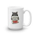 AREA MAN LIVES - Logo Mug
